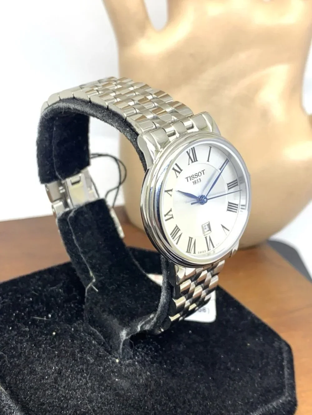 Tissot Women's Watch Swiss Quartz Silver Roman Dial 30mm Steel T1222101103300